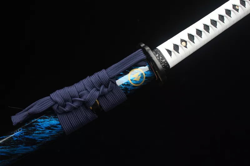 Game and Anime Peripheral Series - Handmade T10 Steel Blade Fully Ground Zinc Alloy Knife Set Ghost of Tsushima