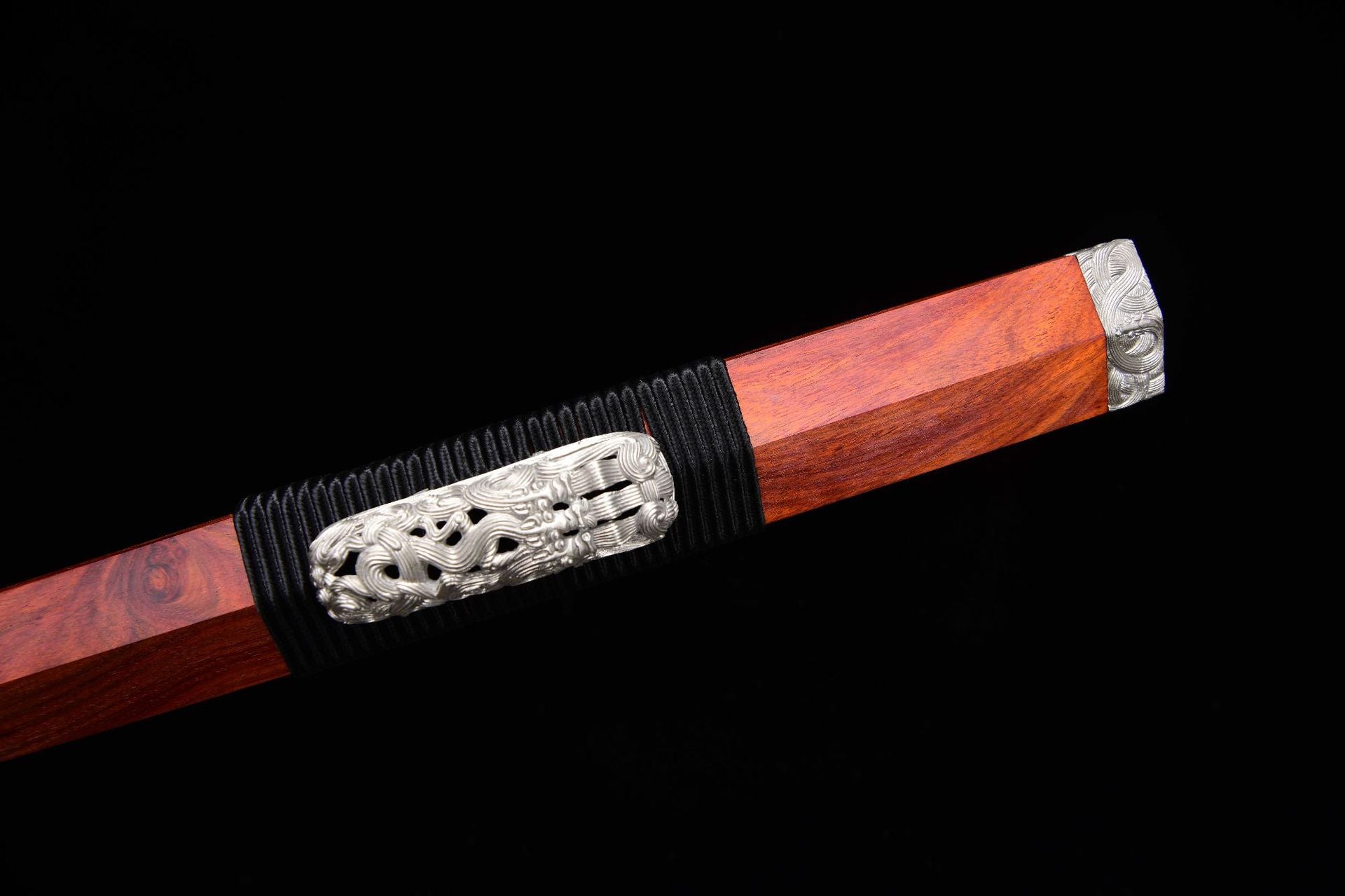 4200 New 28-inch Feather Patterned Patterned Steel Han Sword - Puppet Club Sword
