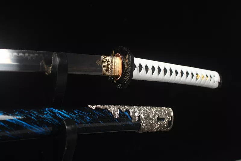 Game and Anime Peripheral Series - Handmade T10 Steel Blade Fully Ground Zinc Alloy Knife Set Ghost of Tsushima