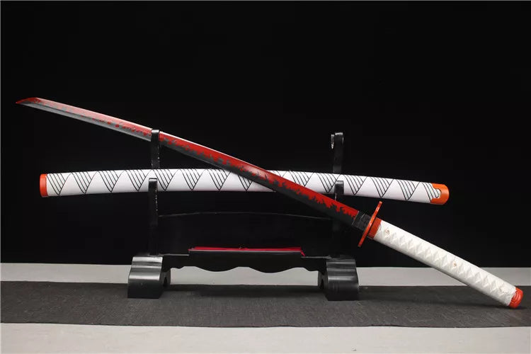 Handmade Demon Slayer Series - Flame Pillar, Rengoku Kyojuro's Nichirin Blade