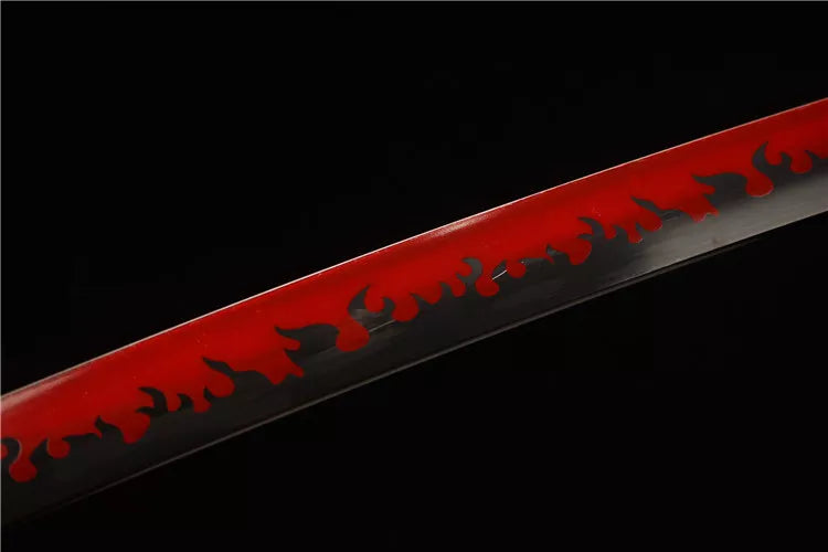 Handmade Demon Slayer Series - Flame Pillar, Rengoku Kyojuro's Nichirin Blade