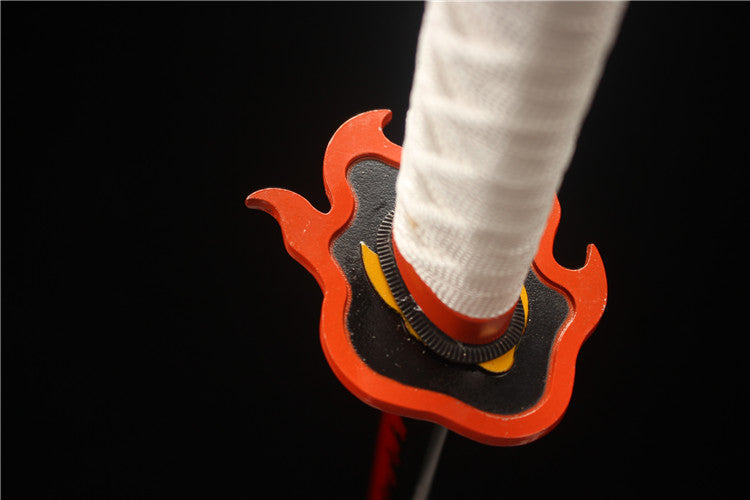 Handmade Demon Slayer Series - Flame Pillar, Rengoku Kyojuro's Nichirin Blade