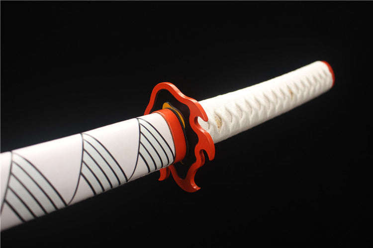 Handmade Demon Slayer Series - Flame Pillar, Rengoku Kyojuro's Nichirin Blade