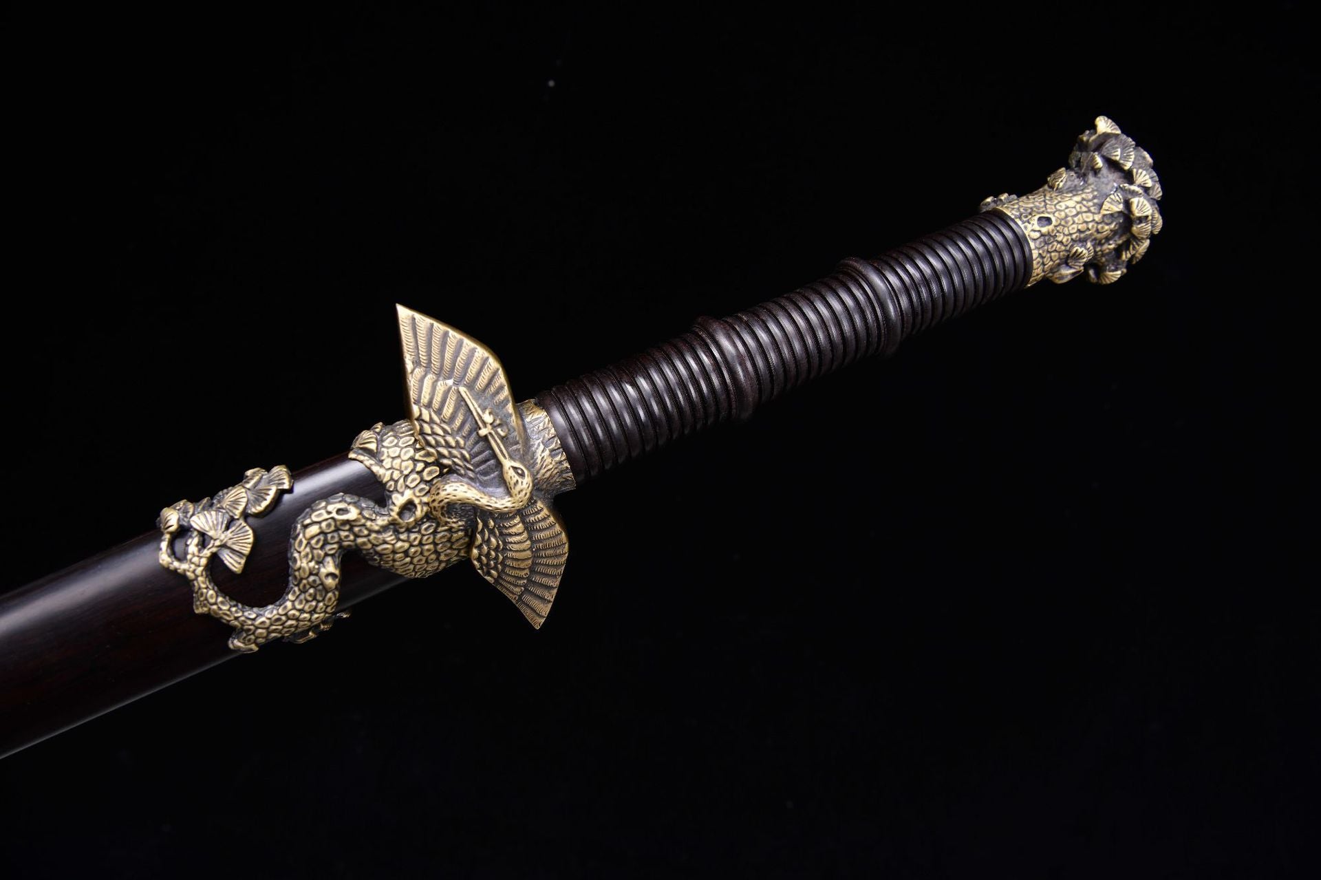 2100 New Specials Long 28-inch Tile Twisted Tianxing Pattern Tang Sword--Shouxian Sword (Premium Edition)