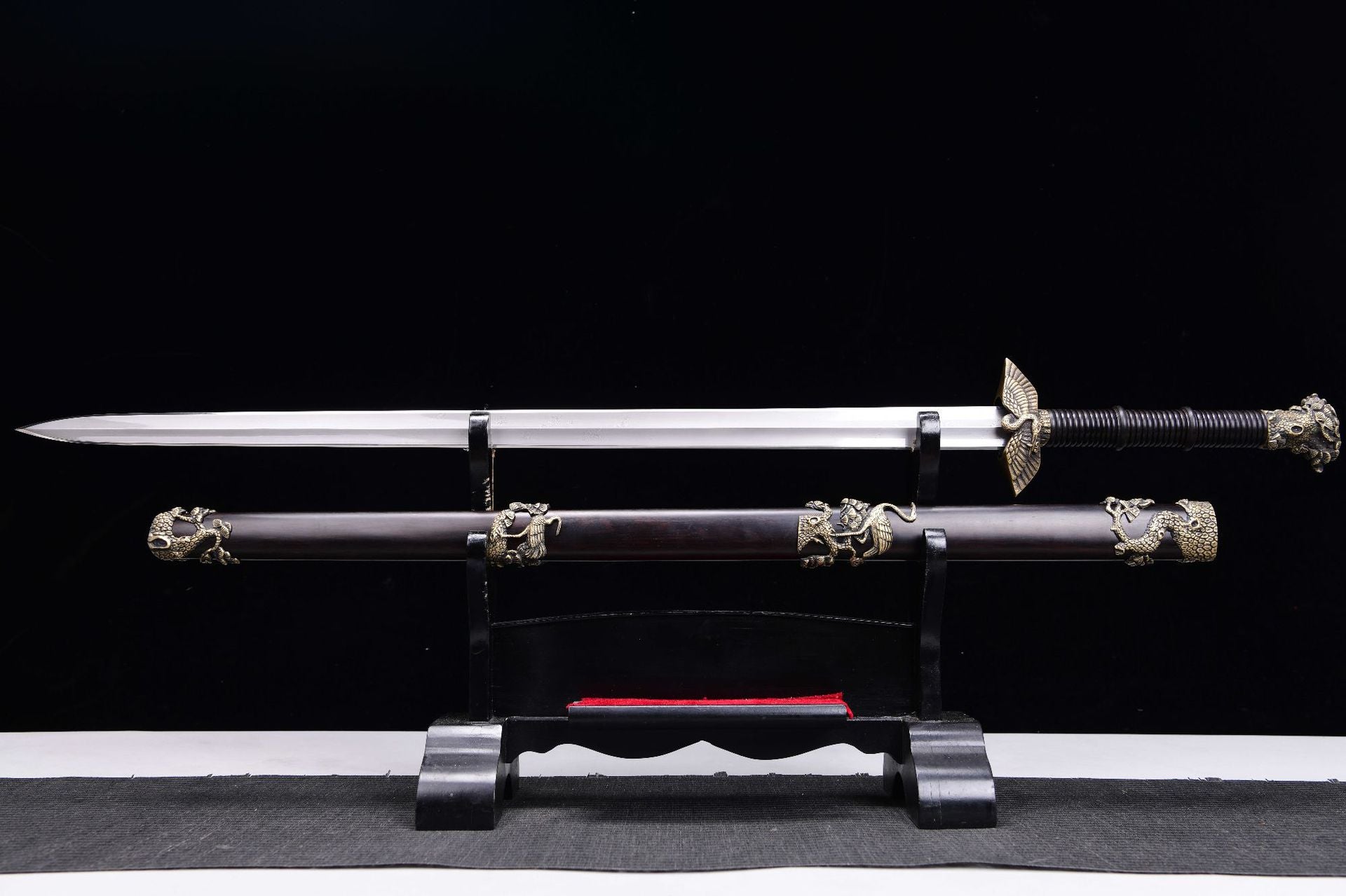 2100 New Specials Long 28-inch Tile Twisted Tianxing Pattern Tang Sword--Shouxian Sword (Premium Edition)