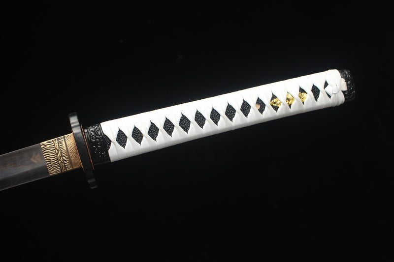 Game and anime peripheral series - Handcrafted T10 steel sharpened blade full zinc alloy knife set of Tsushima Soul