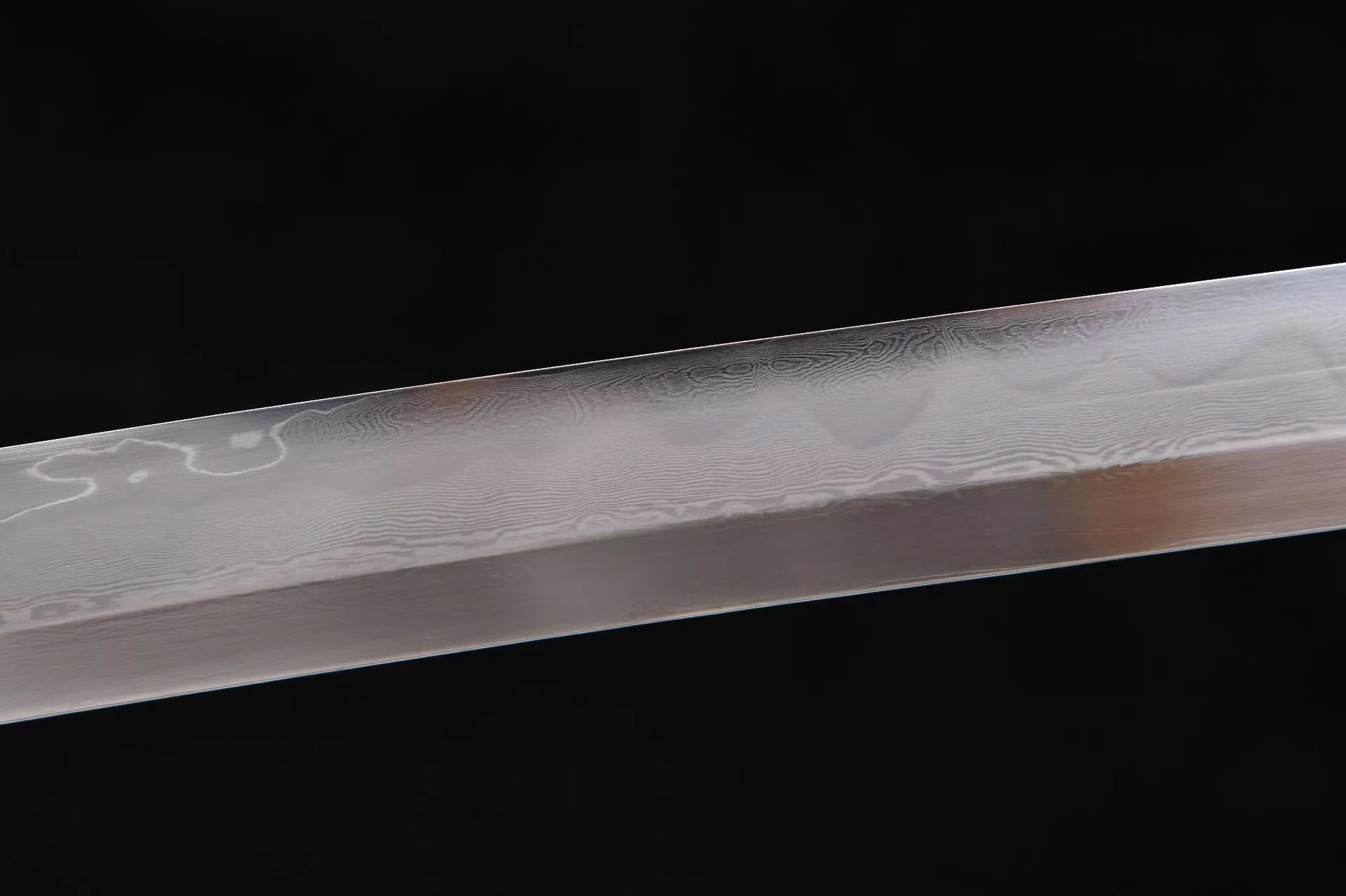 New Handcrafted Long 26-inch patterned steel burnt blade True Horizontal Hand Shishangken samurai Sword - Zhong Kui Subduing Demon Slaying Sword