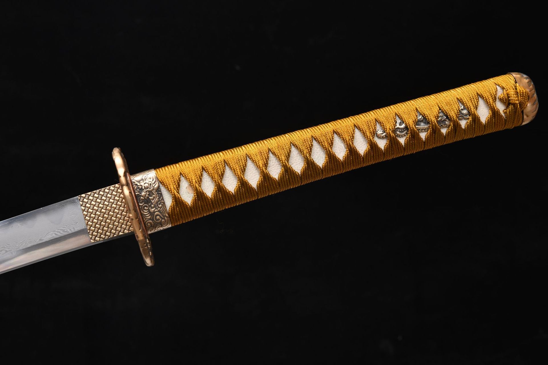 New Handcrafted Long 26-inch patterned steel burnt blade True Horizontal Hand Shishangken samurai Sword - Zhong Kui Subduing Demon Slaying Sword