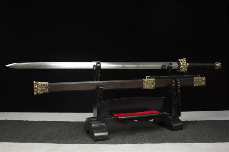 1660 Long 28-inch New Double Dragon Battle Sword