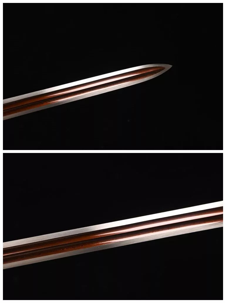 900 New 28-inch Patterned Steel Deluxe Tang Sword--Longqi Tang Sword