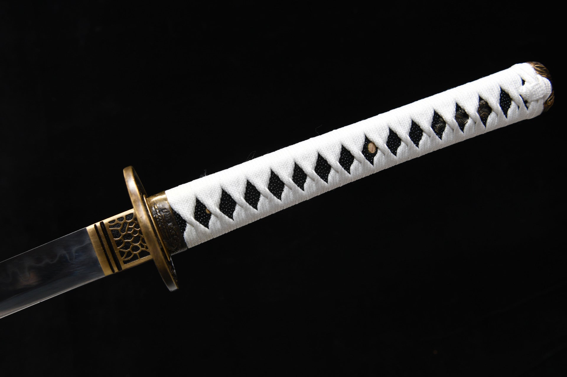 26-inch Long T10 Blade Katana - Little White Dragon Sword
