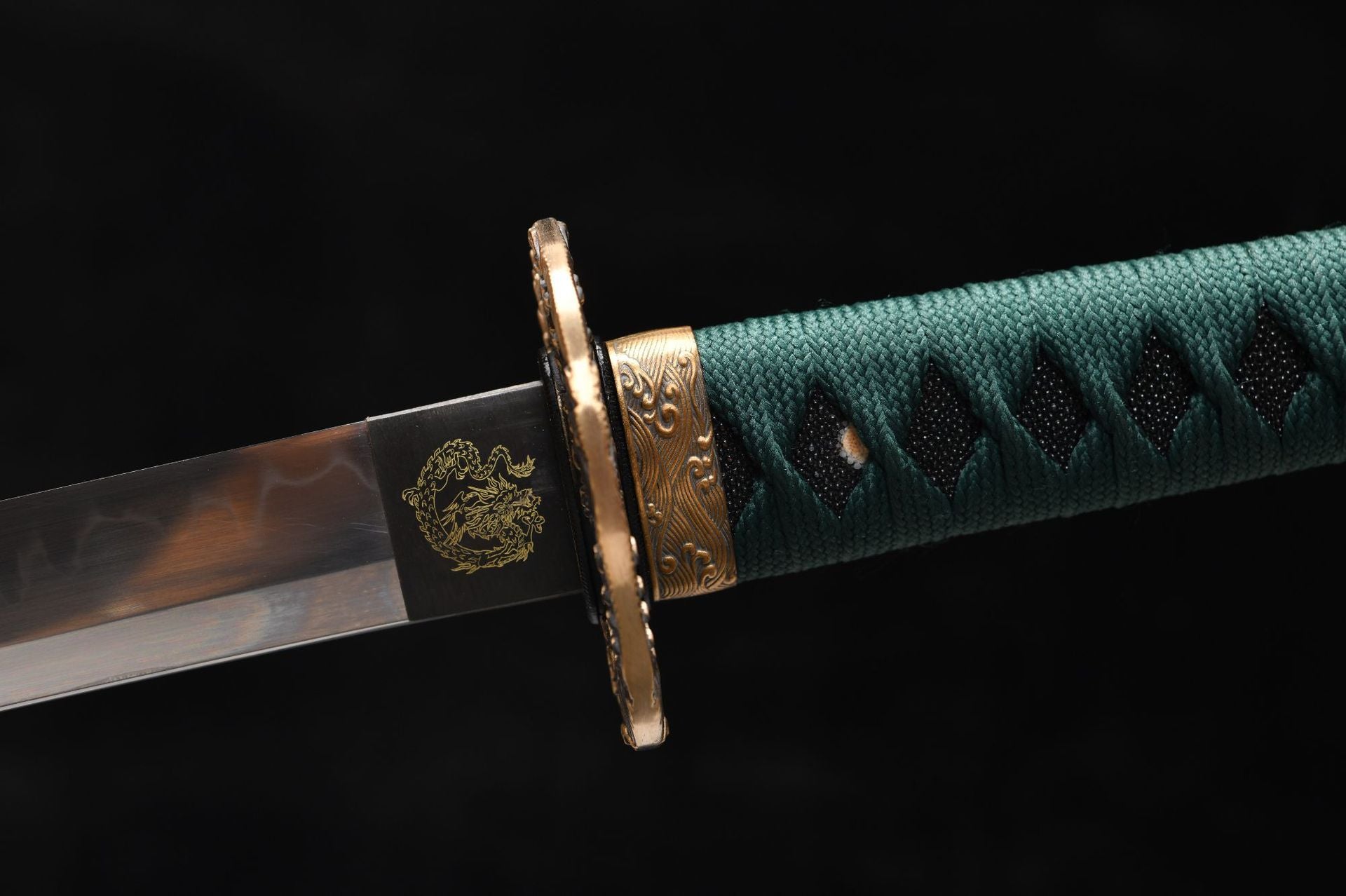 860 New Handcrafted Long 26-inch pure copper T10 burn-blade samurai Sword - Zezuta Sword