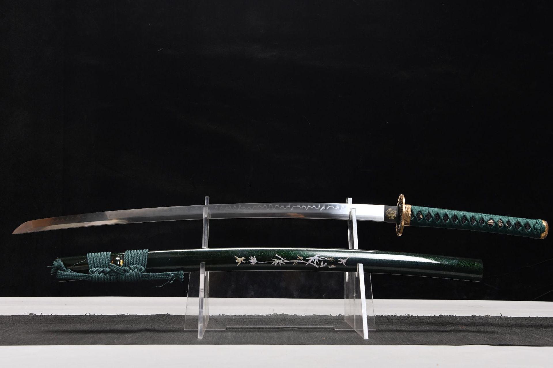860 New Handcrafted Long 26-inch pure copper T10 burn-blade samurai Sword - Zezuta Sword