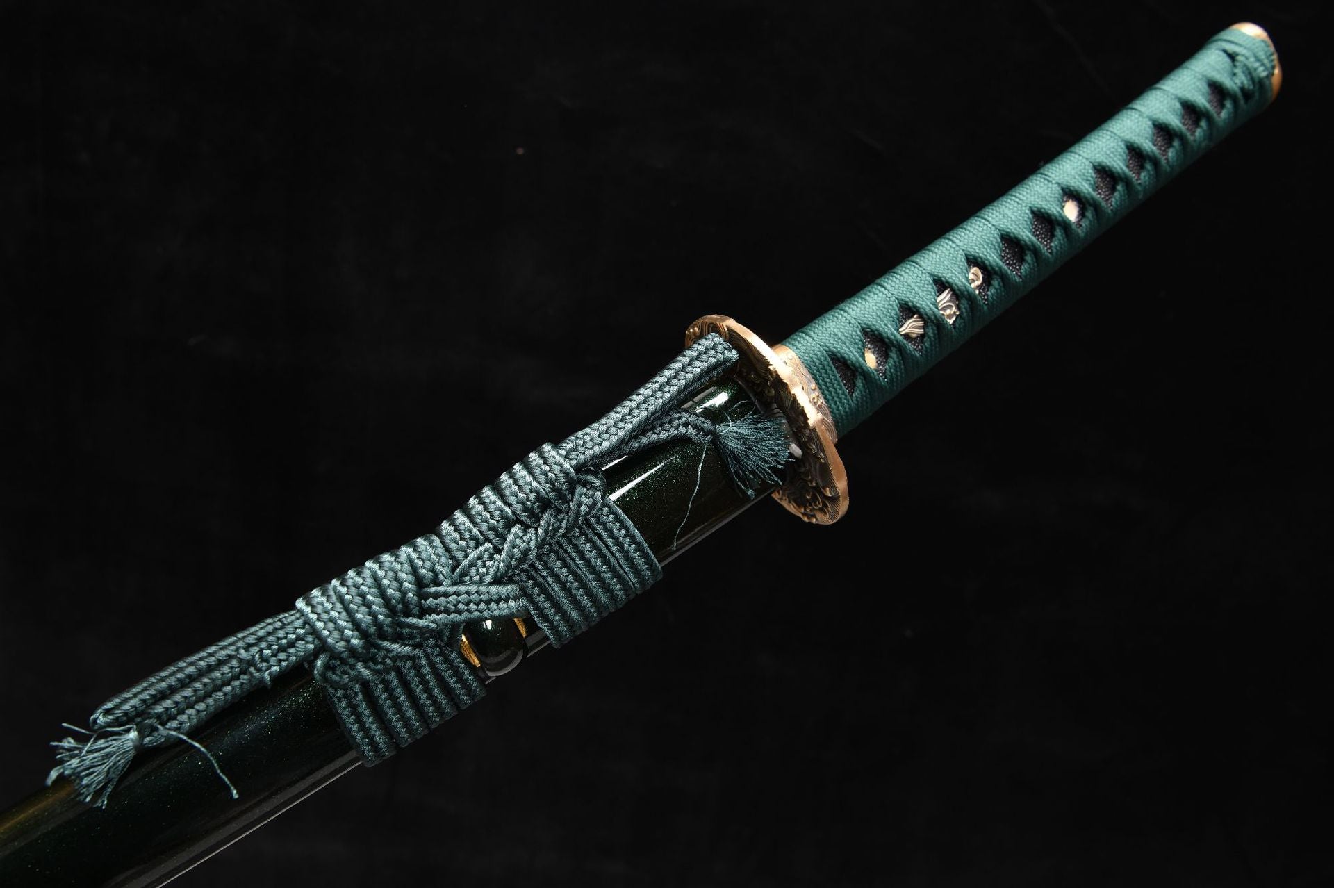 860 New Handcrafted Long 26-inch pure copper T10 burn-blade samurai Sword - Zezuta Sword