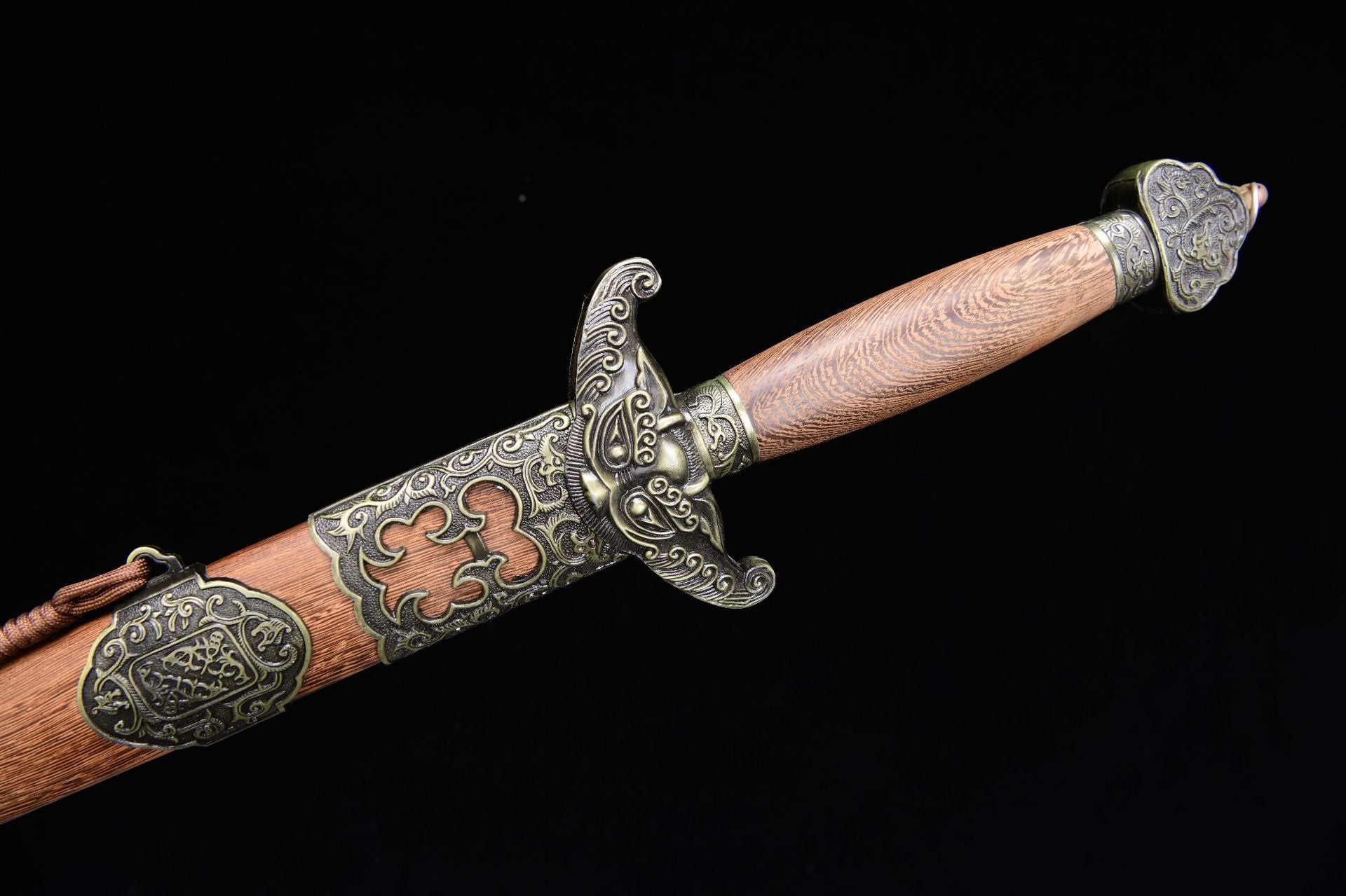 660 New Specials Long 28-inch Patterned Steel Qing Sword - Qianlong's Sword (Special Edition)