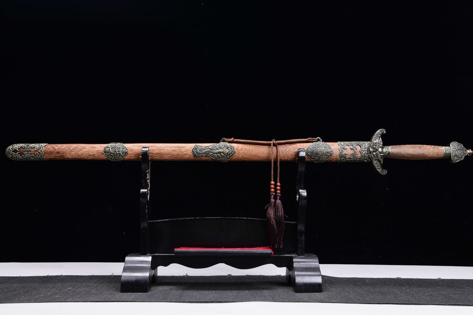 660 New Specials Long 28-inch Patterned Steel Qing Sword - Qianlong's Sword (Special Edition)