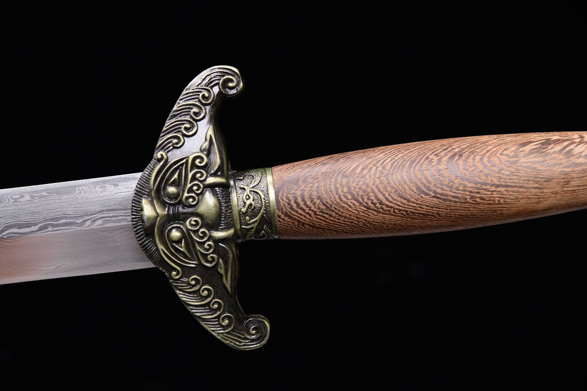 660 New Specials Long 28-inch Patterned Steel Qing Sword - Qianlong's Sword (Special Edition)