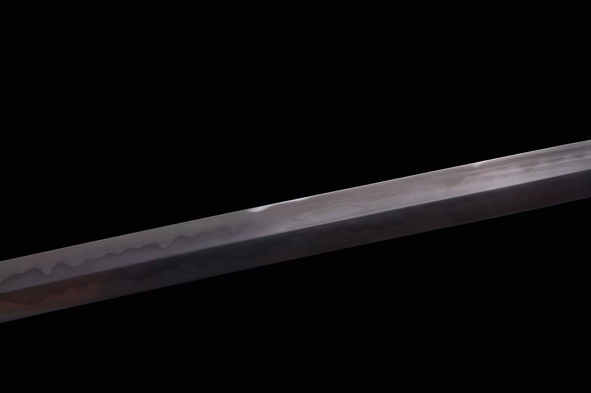 1160 New 28" T10 Steel Burnished Blade Ground Gray Clear Sword - Peony Sword