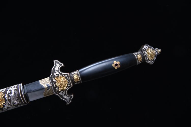 3600 New 28" All Burnt Clear Sword--Golden Peony