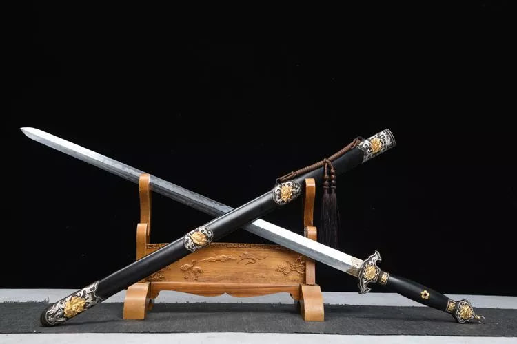 3600 New 28" All Burnt Clear Sword--Golden Peony