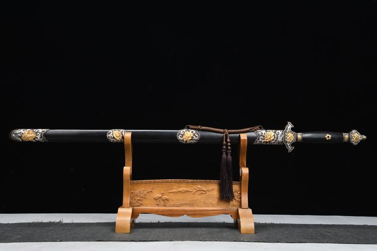 3600 New 28" All Burnt Clear Sword--Golden Peony
