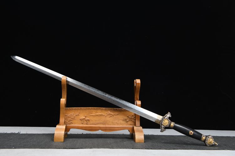 3600 New 28" All Burnt Clear Sword--Golden Peony