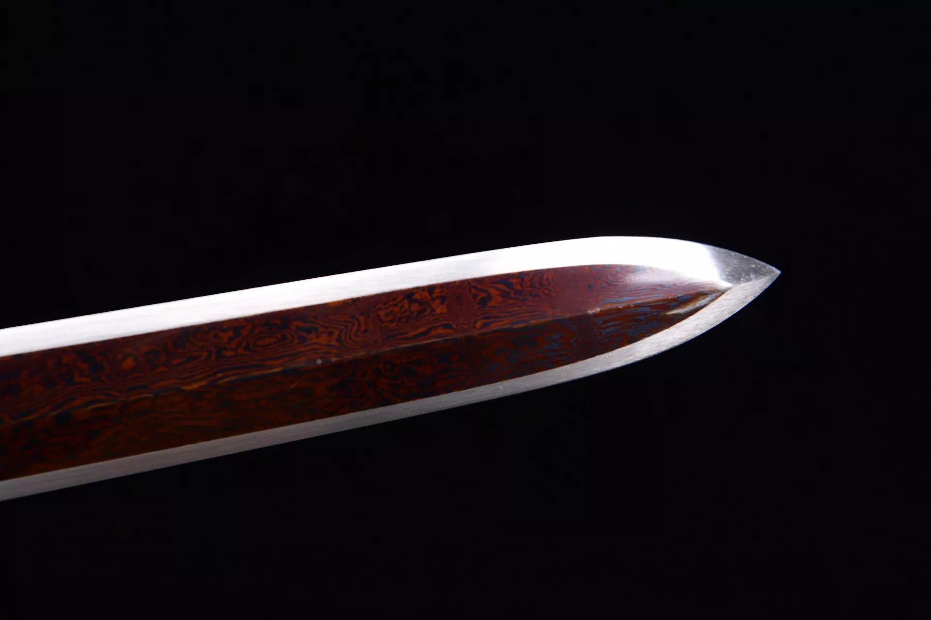 800 New Specials Long 24" Patterned Steel Warring States Sword - Cao Cao Sword