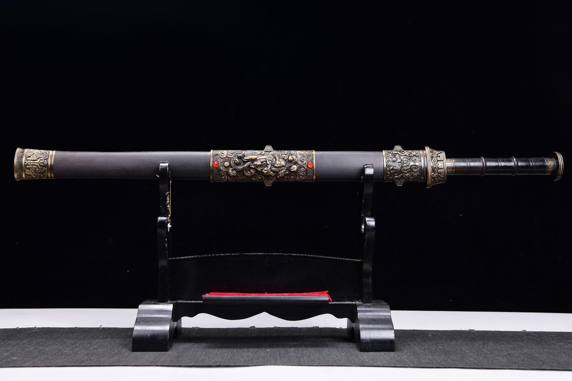 800 New Specials Long 24" Patterned Steel Warring States Sword - Cao Cao Sword