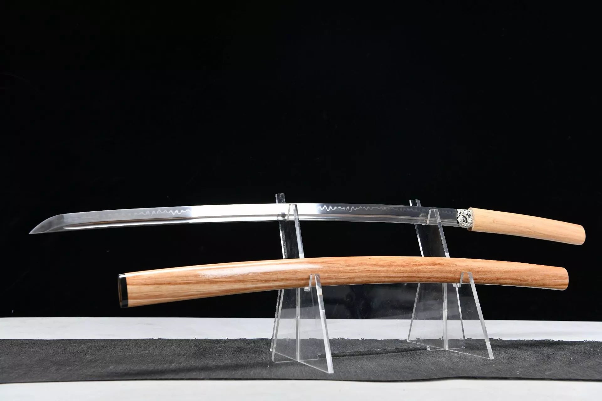 26-inch Long T10 Burnished Blade Iai Katana - Iaido