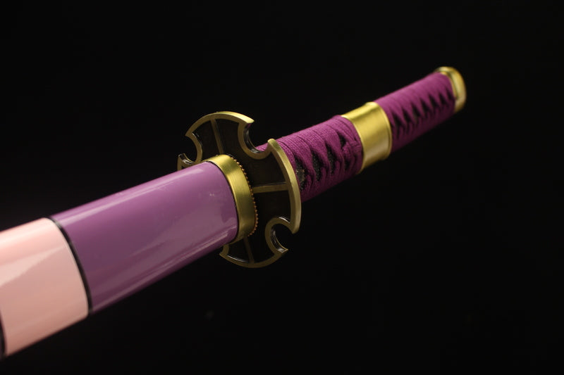 One Piece comic peripheral katana boutique handmade version anime sword - the first generation of Kitetsu demon sword handmade version