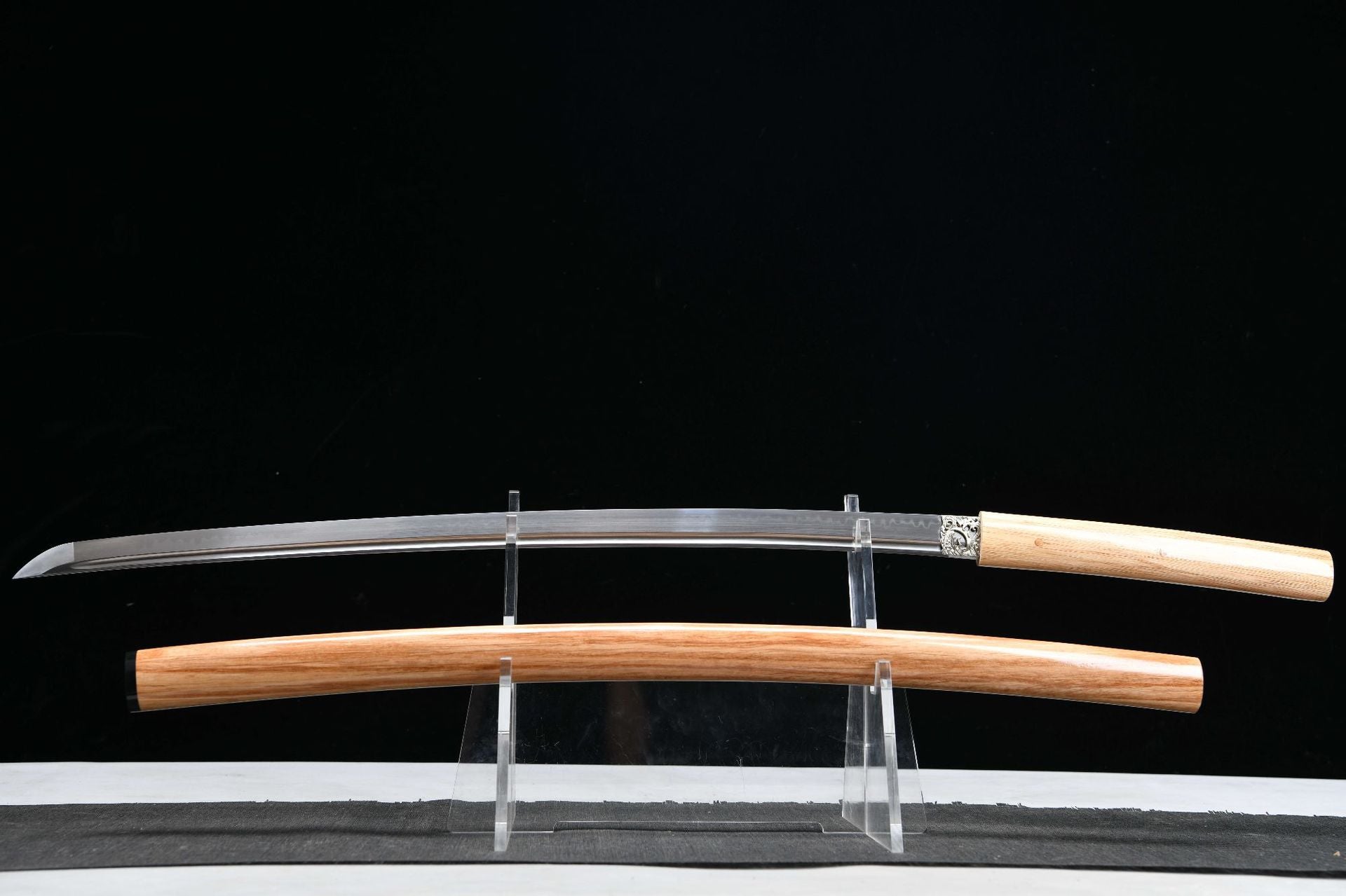 26-inch Long T10 Burnished Blade Iai Katana - Iaido