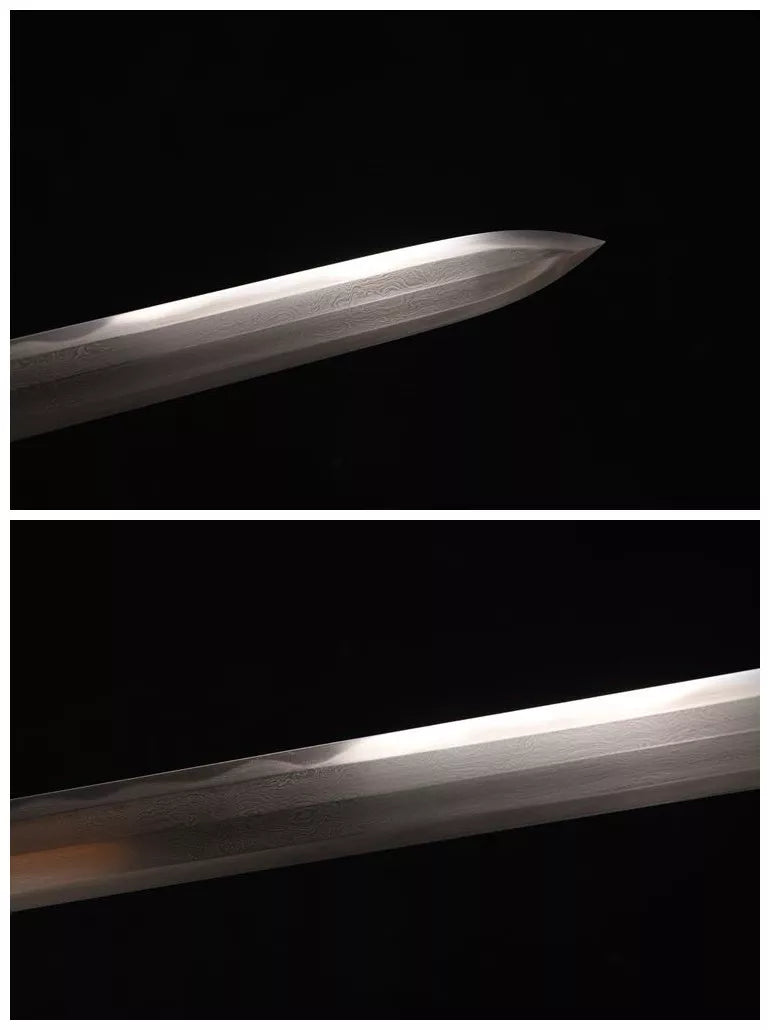 1300 New 28 inch Patterned Steel Burnt Edge Han Sword--Fulong Han Sword
