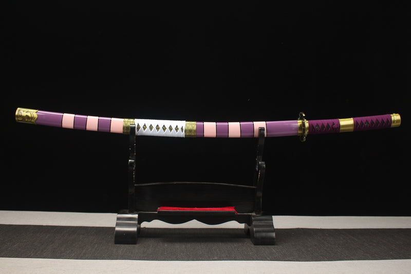 One Piece comic peripheral katana boutique handmade version anime sword - the first generation of Kitetsu demon sword handmade version