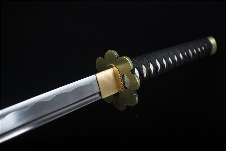 One Piece Comic Peripheral Katana - Black Blade Autumn Water, Handmade Edition