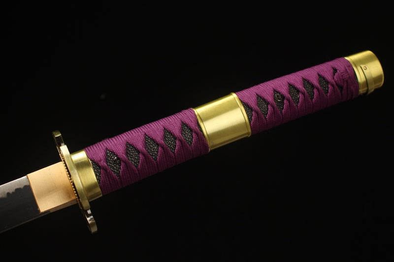 One Piece comic peripheral katana boutique handmade version anime sword - the first generation of Kitetsu demon sword handmade version