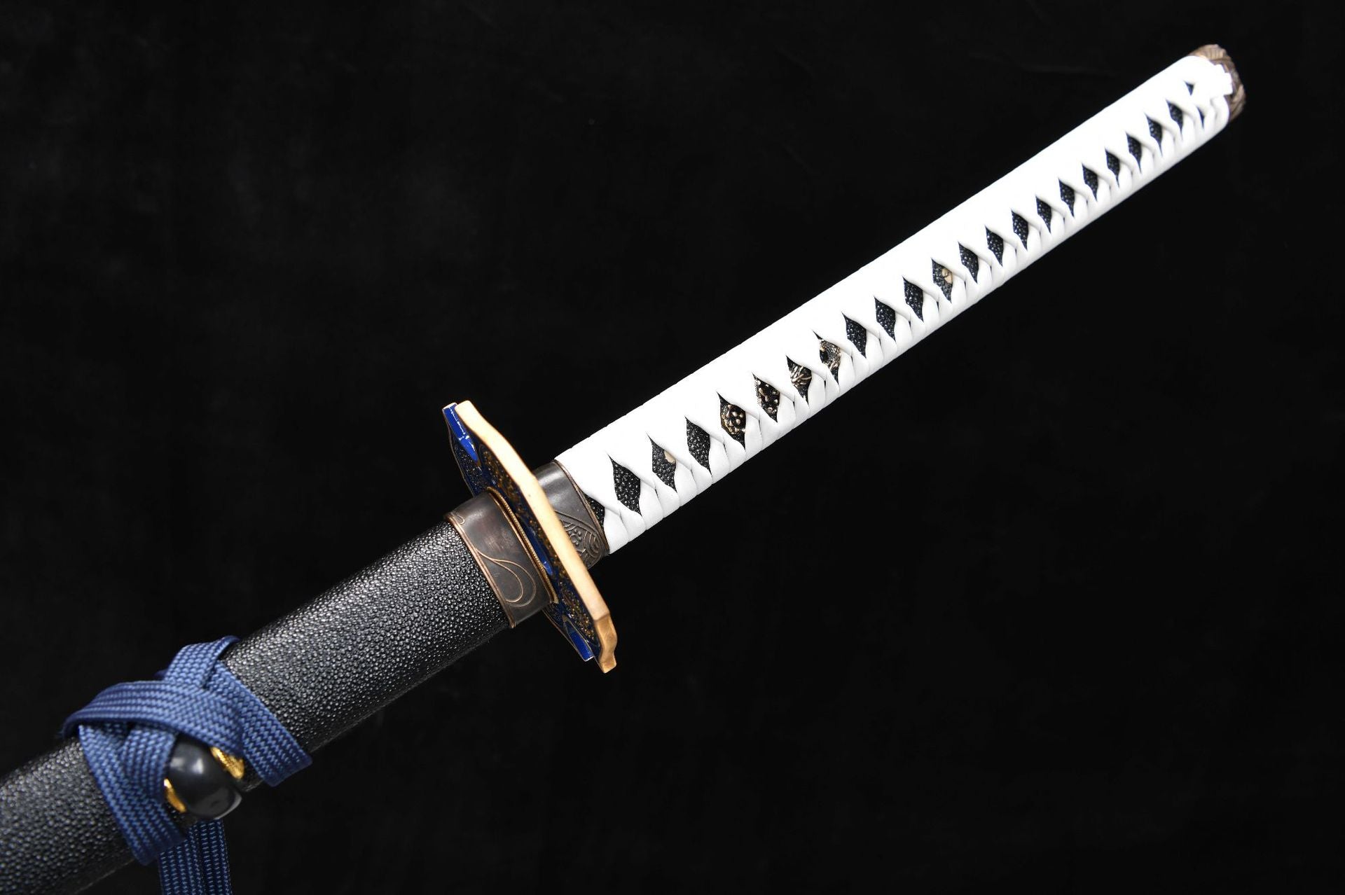 New Handcrafted extended 35-inch T10 steel-sharpened T-shaped ground Gray-no Tachi samurai Sword - Devil May Cry Five Enma Swords (Yamato)