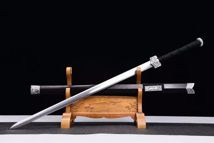 800 New 28-inch Patterned Steel Han Sword - Divine Beast Han Sword