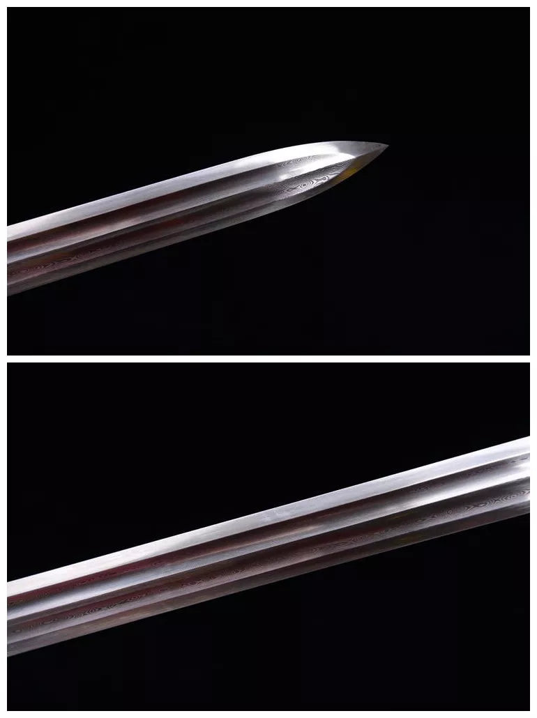 860 New 28-inch Patterned Steel Han Sword - Jin Fulong Han Sword