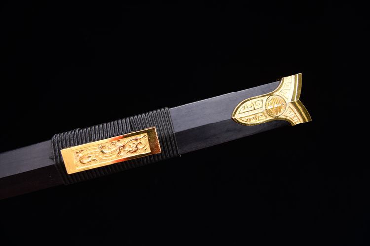 860 New 28-inch Patterned Steel Han Sword - Jin Fulong Han Sword