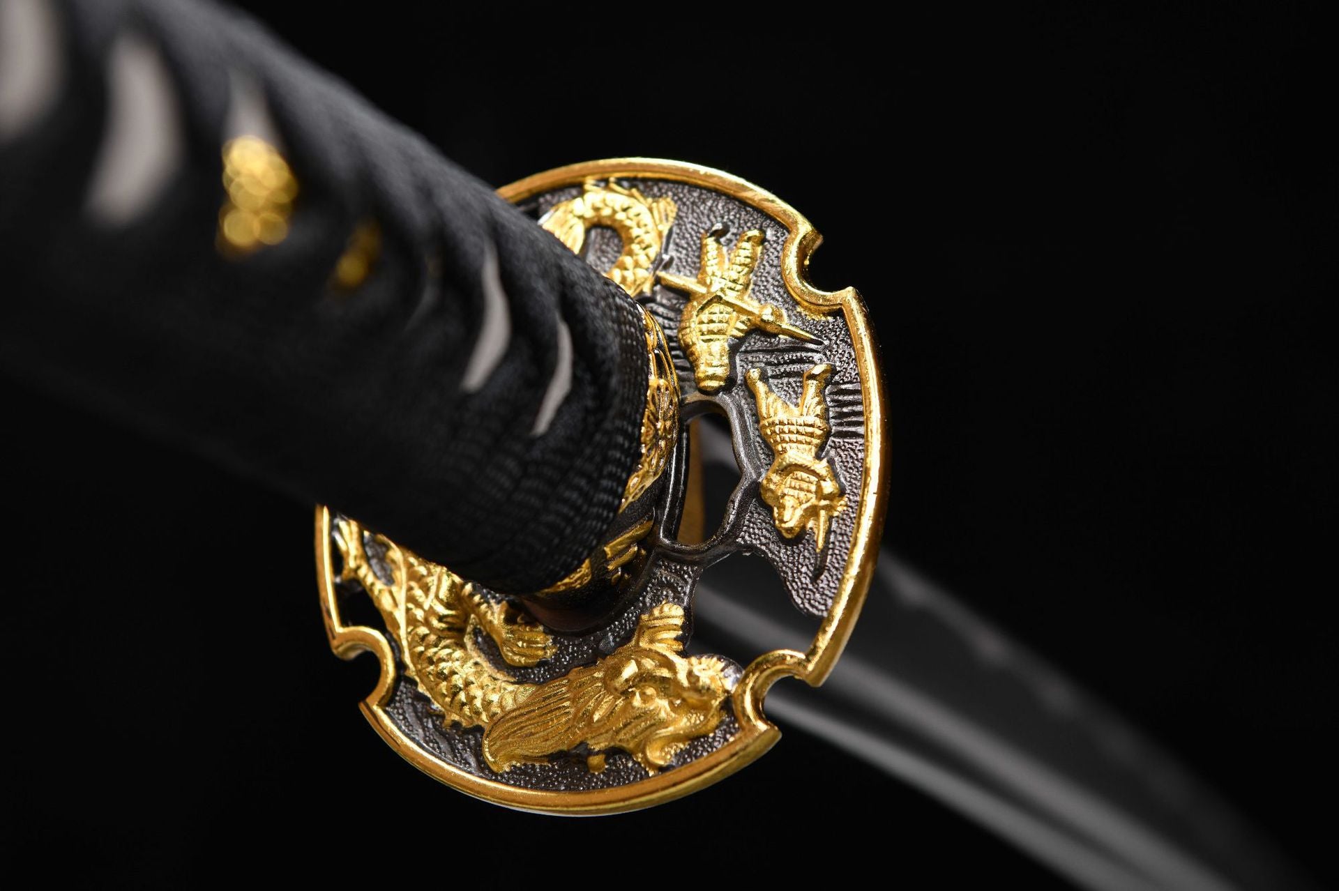 Golden Sea Dragon Sword