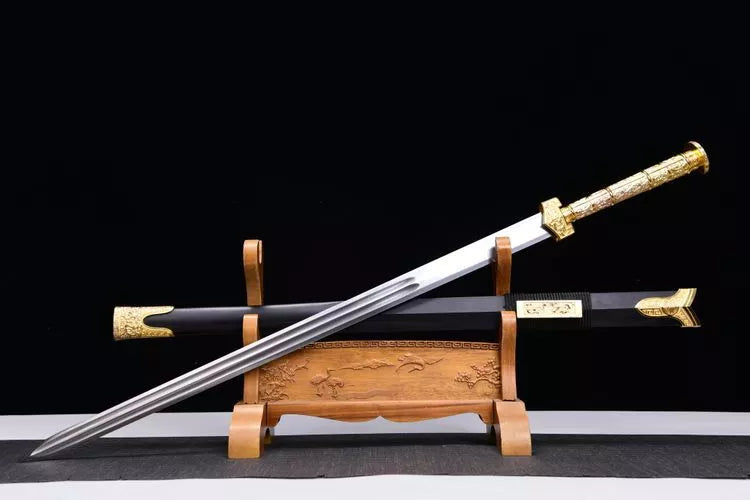 860 New 28-inch Patterned Steel Han Sword - Jin Fulong Han Sword