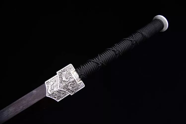 800 New 28-inch Patterned Steel Han Sword - Divine Beast Han Sword