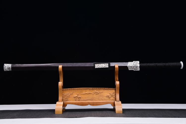 800 New 28-inch Patterned Steel Han Sword - Divine Beast Han Sword