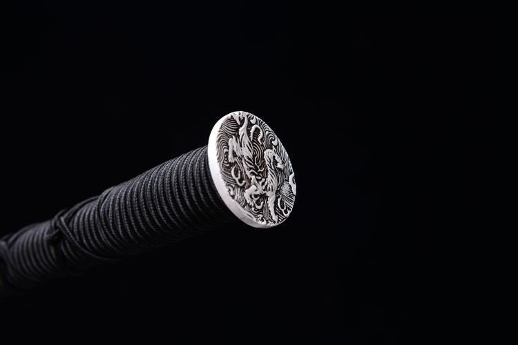 800 New 28-inch Patterned Steel Han Sword - Divine Beast Han Sword
