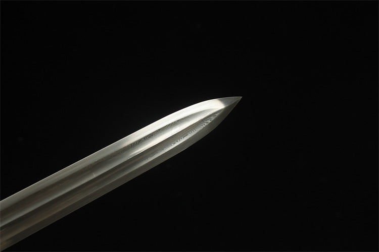 720 Medium 20" Ruyi Han Sword - Patterned Steel Thumbing Dragon Sword