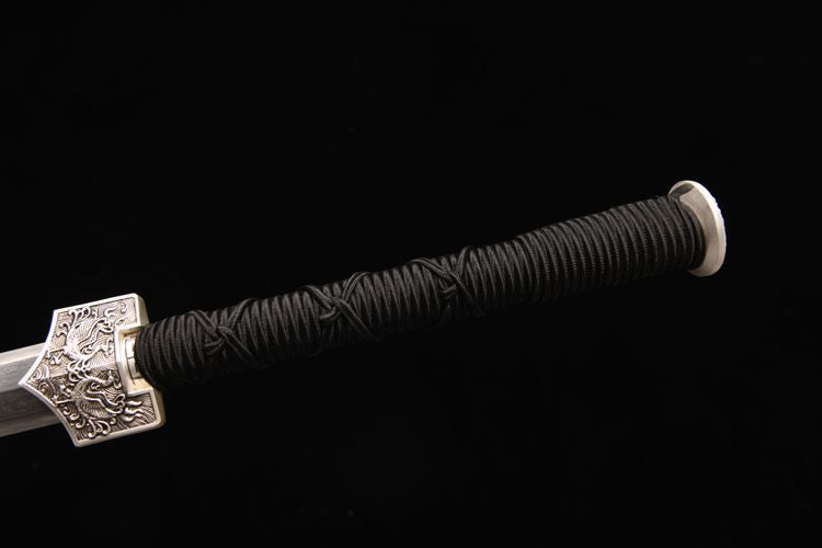 800 New 28-inch Patterned Steel Han Sword - Four Sacred Swords