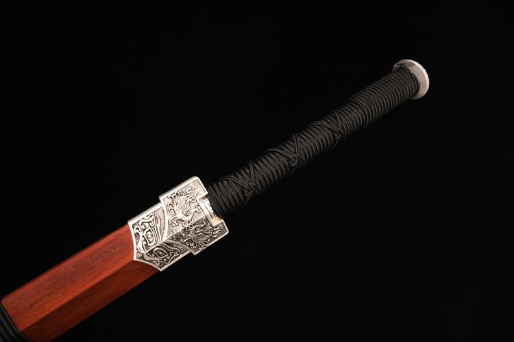 800 New 28-inch Patterned Steel Han Sword - Four Sacred Swords