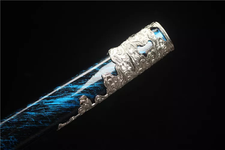 Game and Anime Peripheral Series - Handmade T10 Blade-burning Zinc Alloy Sword Set Ghost of Tsushima