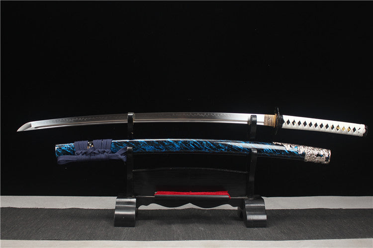Game and Anime Peripheral Series - Handmade T10 Blade-burning Zinc Alloy Sword Set Ghost of Tsushima