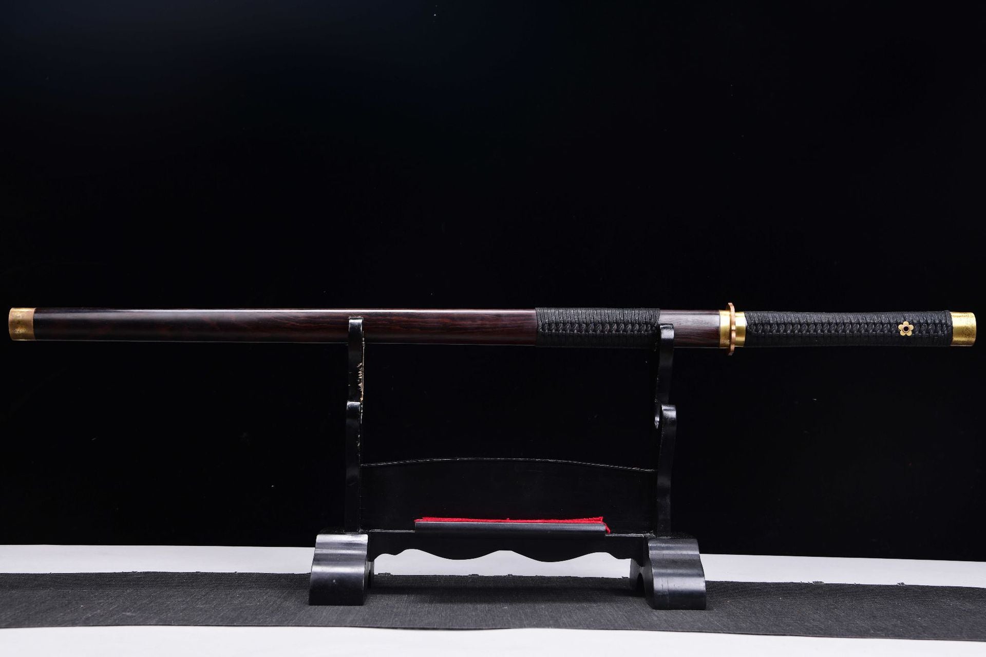 1560 Long 28" Patterned Steel Burnished Blade Fighting Research Tang Sword - Cold Shadow
